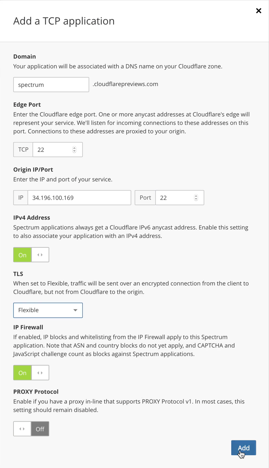 cloudflare spectrum cloudflare