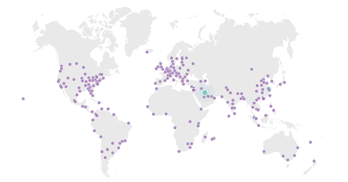 Data Center Map | CDN Pop Locations Map | Cloudflare