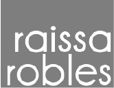 logo raissa robles gray